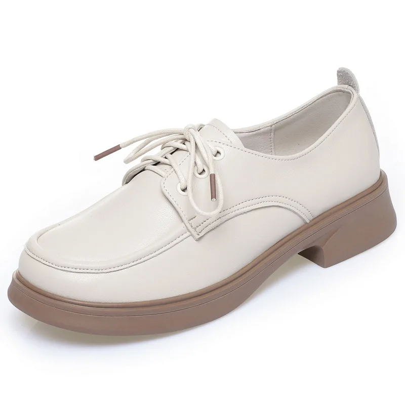 British Style Women's Genuine leather Shoes Platform Oxfords 2026 Spring Fall Block Heel Single Shoes Office Big Size 41 42
British Style Women's Genuine leather Shoes Platform Oxfords 2026 Spring Fall Block Heel Single Shoes Office Big Size 41 42