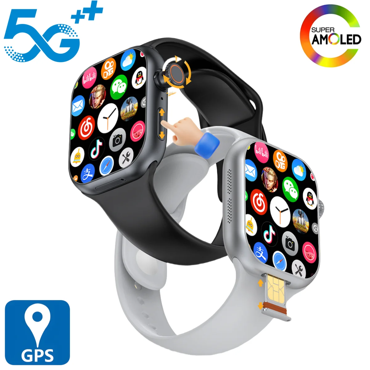 32GB+512GB S89 5G Full Netcom 2.29inch Amoled Android 13 Smartwatch With Ratary Camera Touch encoder GPS WIFI Googla Play Store
32GB+512GB S89 5G Full Netcom 2.29inch Amoled Android 13 Smartwatch With Ratary Camera Touch encoder GPS WIFI Googla Play Store