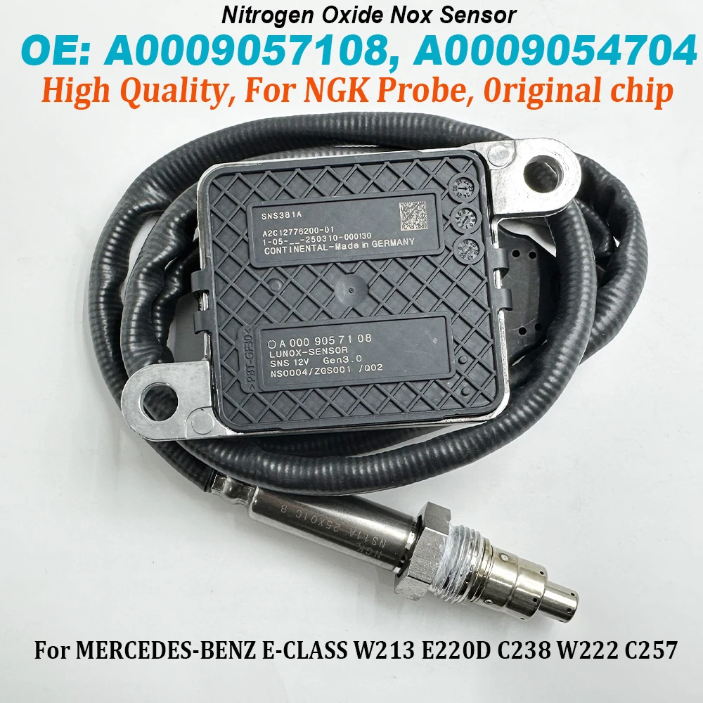 A0009057108 A0009054704 Nitrogen Oxide Sensor Nox Sensor 12V For NGK Probe For MERCEDES-BENZ E-CLASS W213 E220D C238 W222 C257
A0009057108 A0009054704 Nitrogen Oxide Sensor Nox Sensor 12V For NGK Probe For MERCEDES-BENZ E-CLASS W213 E220D C238 W222 C257