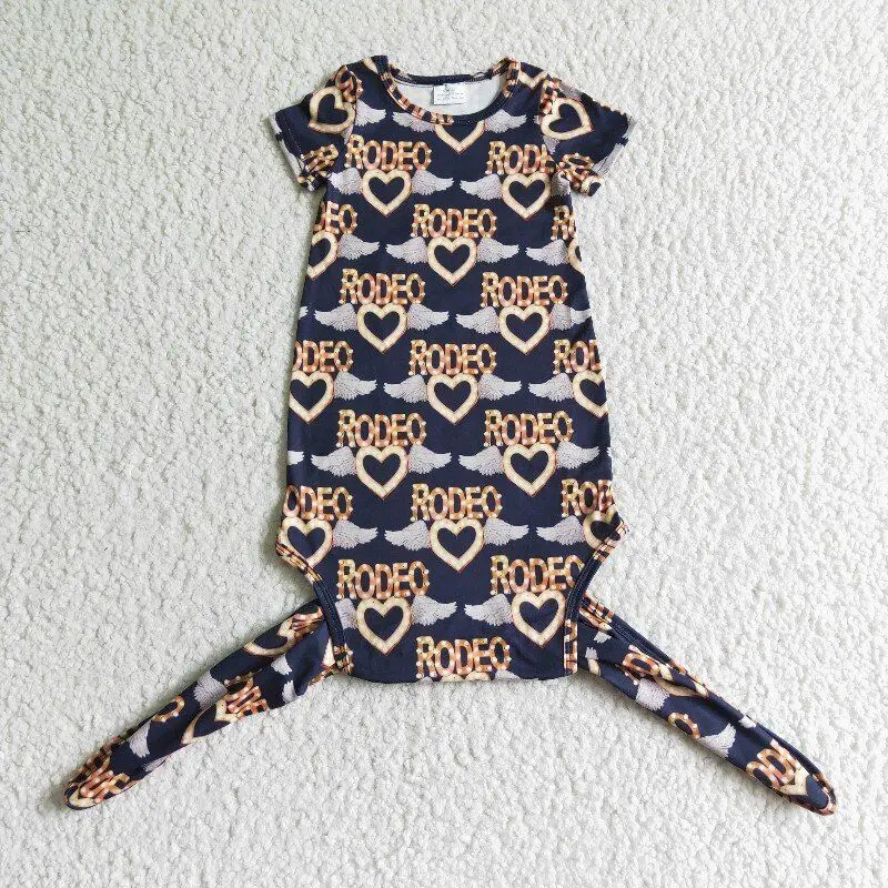 Summer Knotted Newborn Gown Baby Girl Boy Rodeo Romper Western Short Sleeve Clothing Kids One-piece Wholesale Toddler Clothes
Summer Knotted Newborn Gown Baby Girl Boy Rodeo Romper Western Short Sleeve Clothing Kids One-piece Wholesale Toddler Clothes