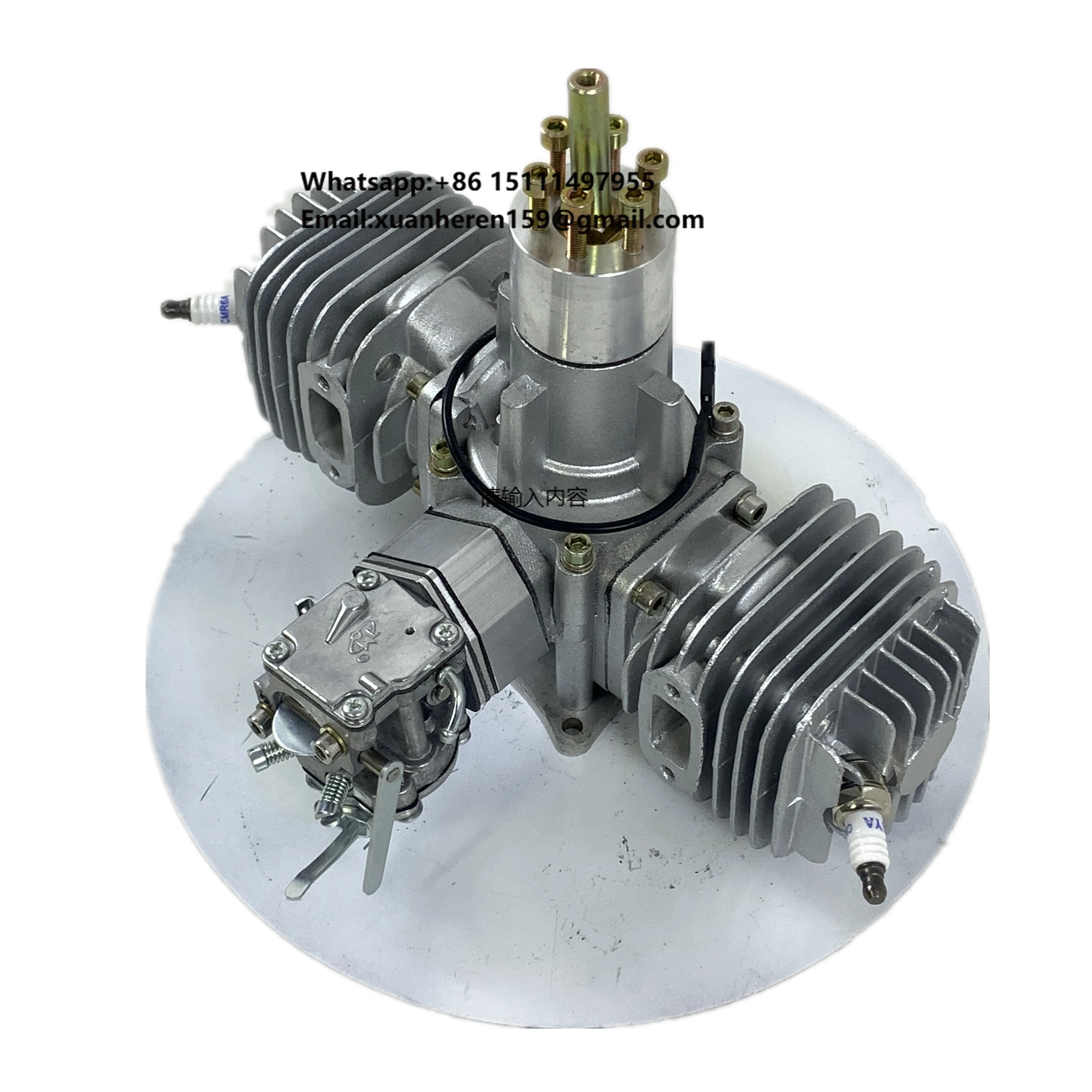 Ultra-Long Endurance 120CC Air-Cooled Model Aircraft Engine Two-Stroke Fuel-powered Low Fuel Consumption for RC Unmanned Aerial
Ultra-Long Endurance 120CC Air-Cooled Model Aircraft Engine Two-Stroke Fuel-powered Low Fuel Consumption for RC Unmanned Aerial
