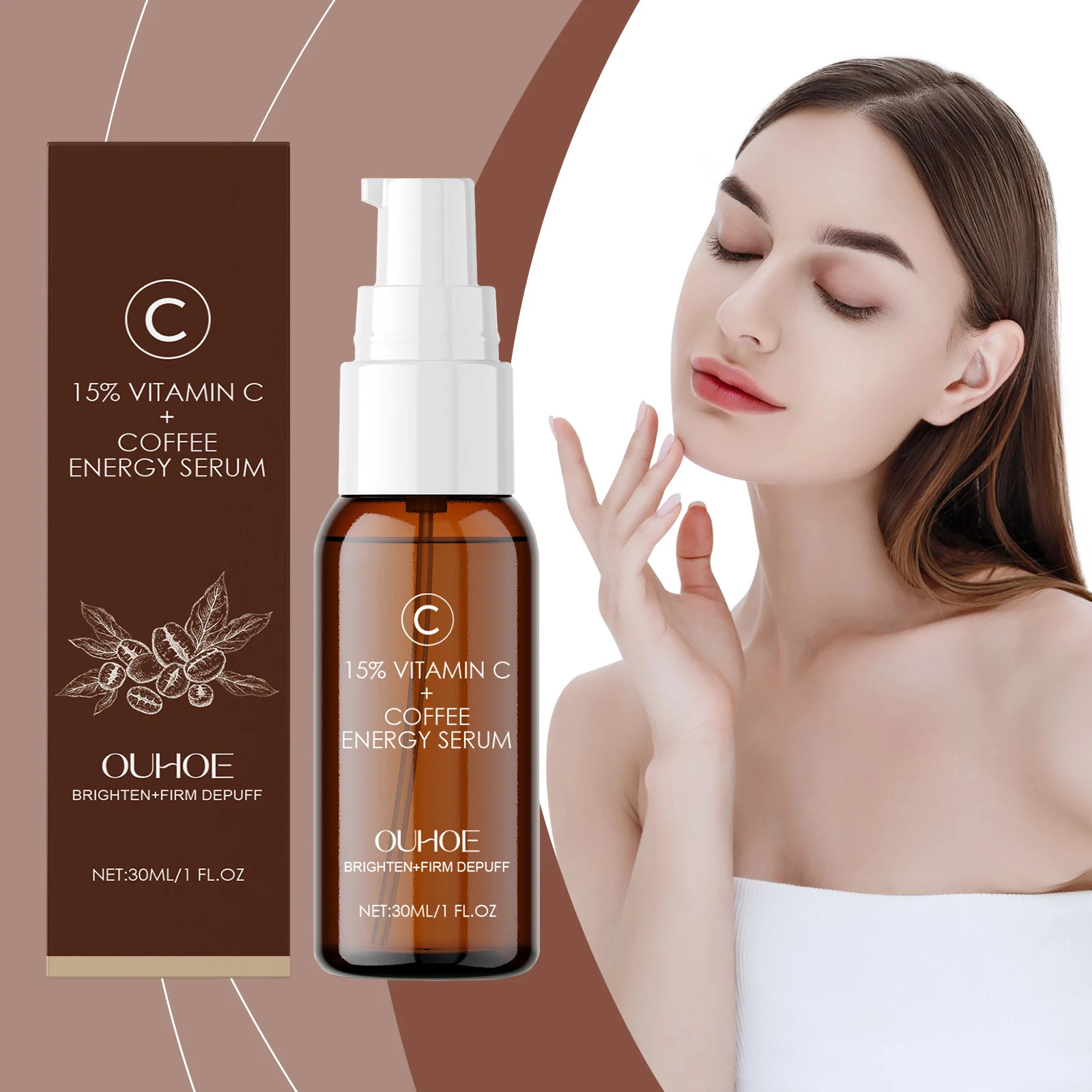 OUHOE Caffeine - Укрепляющая эссенция с наполнением: глицерин, экстракт кофе, увлажняющий, подтягивающий, против старения, все типы кожи
OUHOE Caffeine - Укрепляющая эссенция с наполнением: глицерин, экстракт кофе, увлажняющий, подтягивающий, против старения, все типы кожи