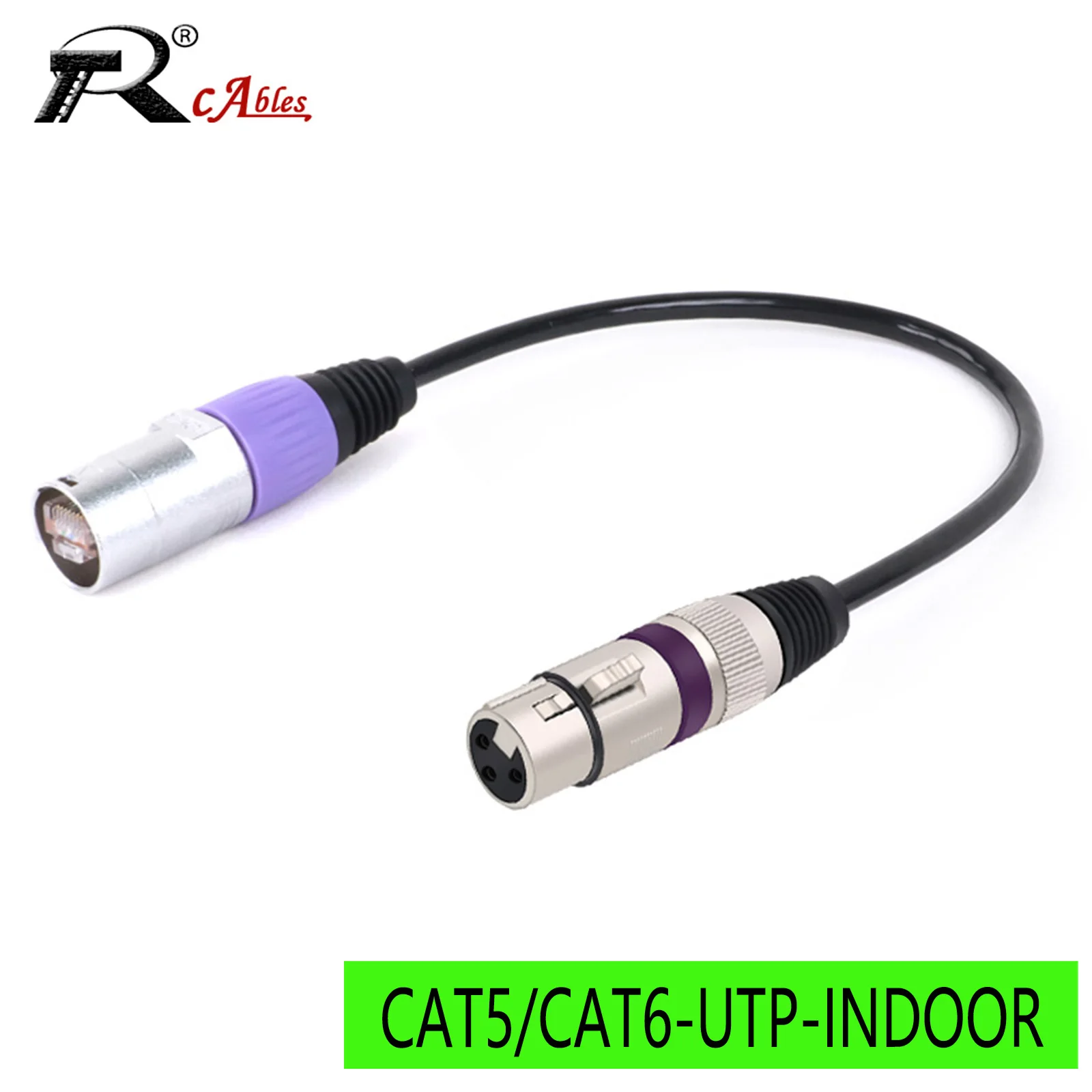 1PC XLR 3-Pin Female to RJ45 Male Adapter Cable-XLR to RJ45 Ethernet Plug,CAT5/6 UTP Extension for DMX-CON Controller Series
1PC XLR 3-Pin Female to RJ45 Male Adapter Cable-XLR to RJ45 Ethernet Plug,CAT5/6 UTP Extension for DMX-CON Controller Series