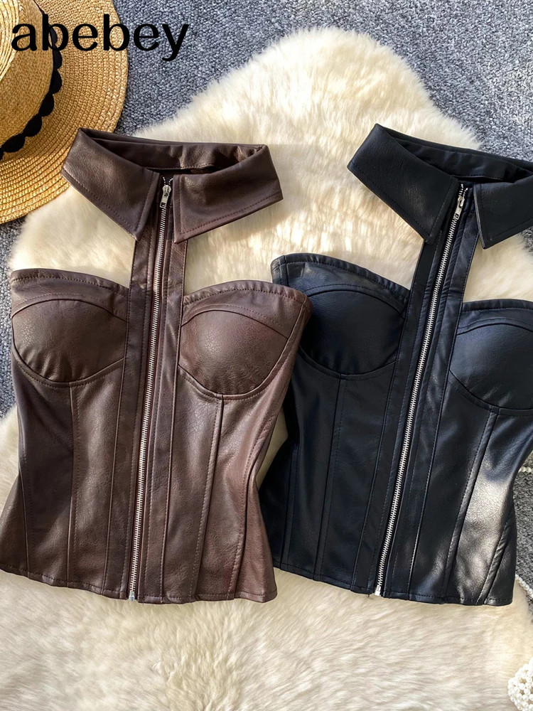 2026 Новый женский сексуальный клубный топ из искусственной кожи в американском стиле ретро, сетчатая майка на молнии, уличная одежда Y2K, винтажный укороченный топ с бабочкой
2026 Новый женский сексуальный клубный топ из искусственной кожи в американском стиле ретро, сетчатая майка на молнии, уличная одежда Y2K, винтажный укороченный топ с бабочкой