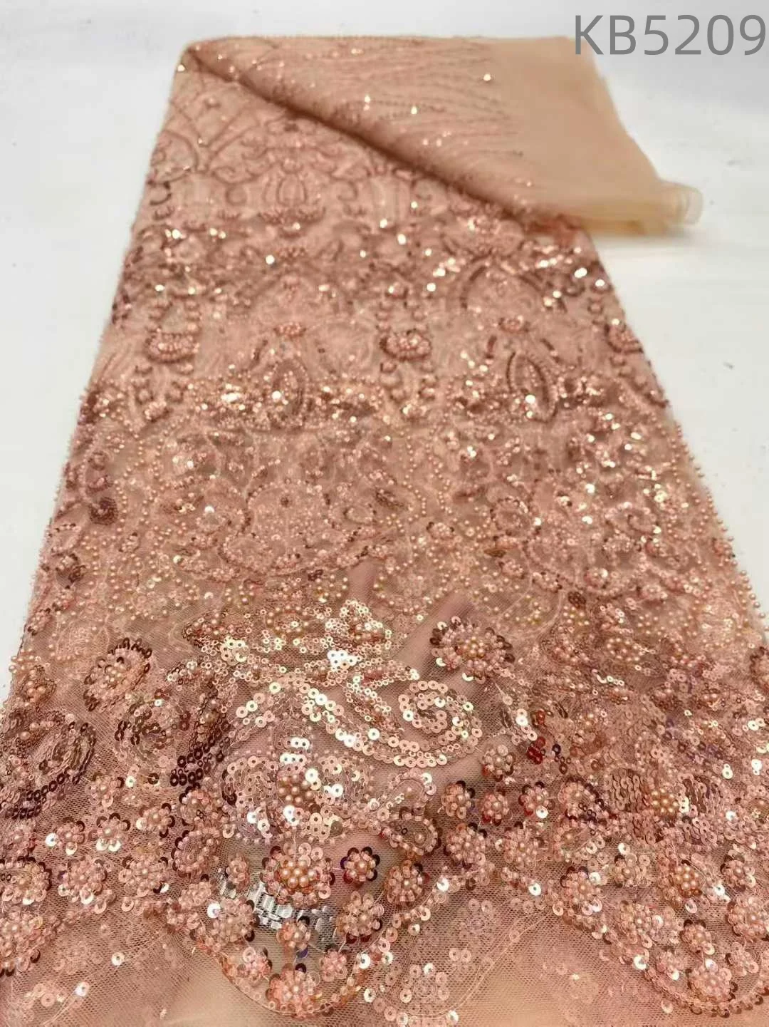 5 Yards Beaded Lace Fabric African Lace Fabric High Quality 2026 French Sequin Fabric Green Embroidery Fabric For Sewing KB5209
5 Yards Beaded Lace Fabric African Lace Fabric High Quality 2026 French Sequin Fabric Green Embroidery Fabric For Sewing KB5209