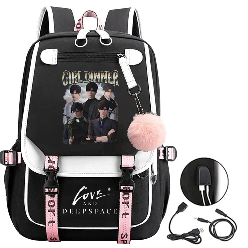 Girl Dinner Love and Deepspace Large Capacity Backpack for Teenager Student Laptop Bagpack Boys School Bag Women Travel Rucksack
Girl Dinner Love and Deepspace Large Capacity Backpack for Teenager Student Laptop Bagpack Boys School Bag Women Travel Rucksack