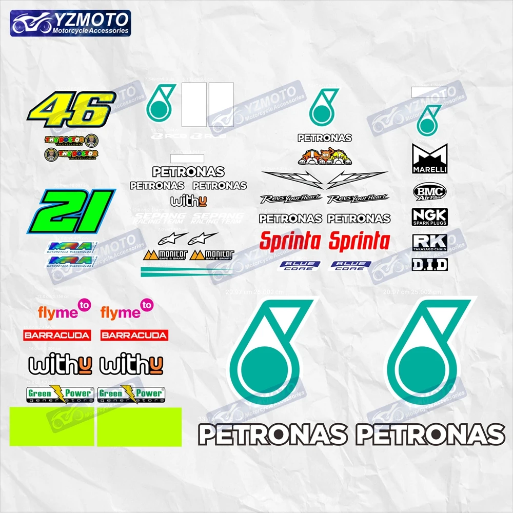 For YAMAHA Petronas 2021 Petronas Motorcycle Accessories Full Set Of Fairing Sticker Body Protection Decal Decorate Stickers Kit 
For YAMAHA Petronas 2021 Petronas Motorcycle Accessories Full Set Of Fairing Sticker Body Protection Decal Decorate Stickers Kit