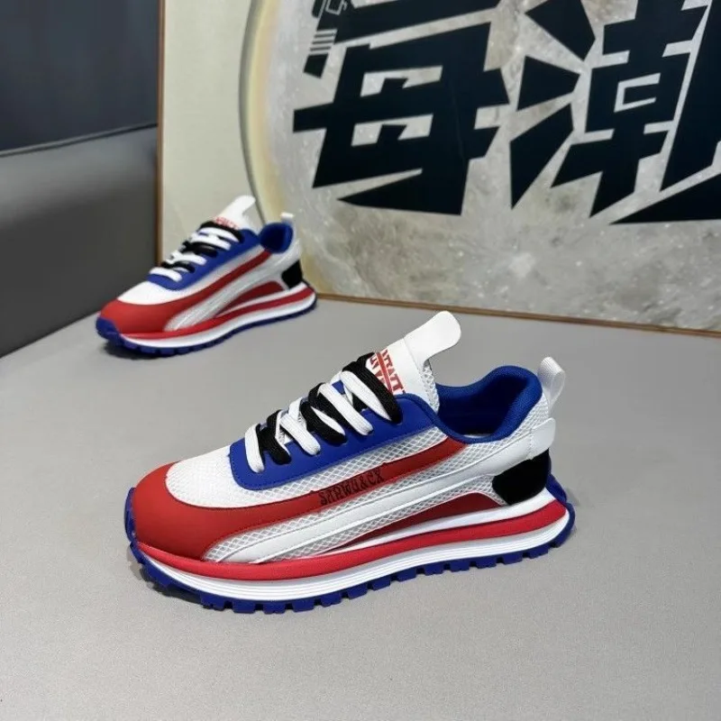 High-quality Men's Sneakers Wear Resistant Lightweight Platform Sneakers for Men Trendy Comfortable Soft Sole Men Shoe Кроссовки
High-quality Men's Sneakers Wear Resistant Lightweight Platform Sneakers for Men Trendy Comfortable Soft Sole Men Shoe Кроссовки