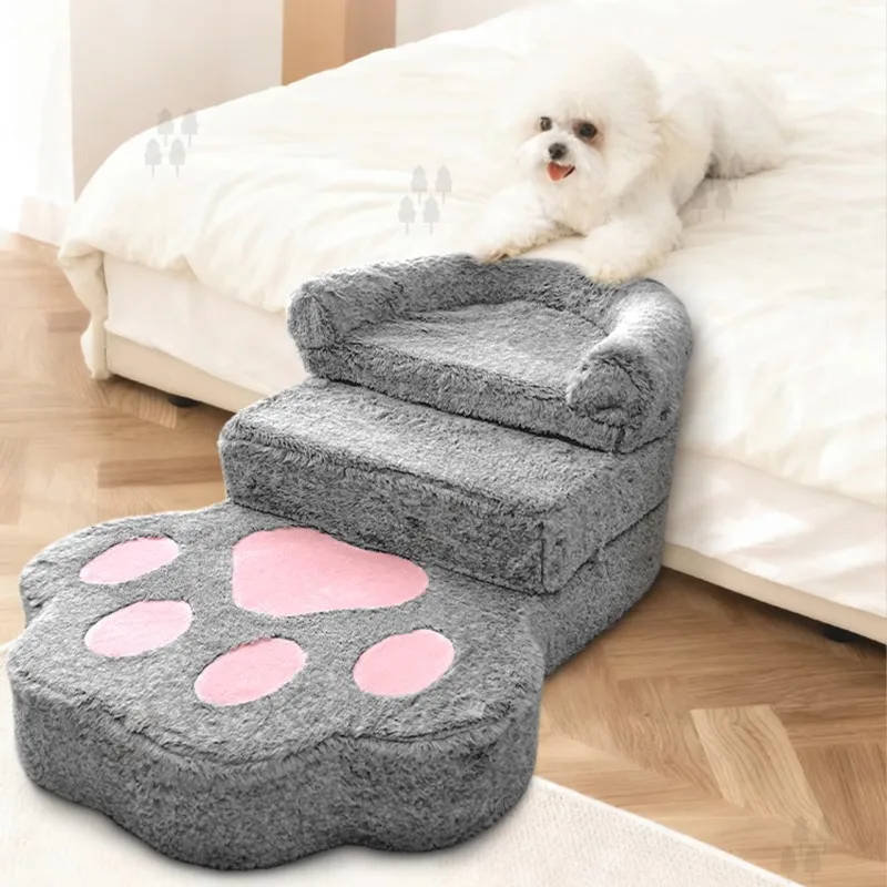 Customized Luxury Modern Cartoon Pet Stairs Cute Cat Claw Plush Sponge Bed Multi-Use Sofa for Cats & Dogs
Customized Luxury Modern Cartoon Pet Stairs Cute Cat Claw Plush Sponge Bed Multi-Use Sofa for Cats & Dogs