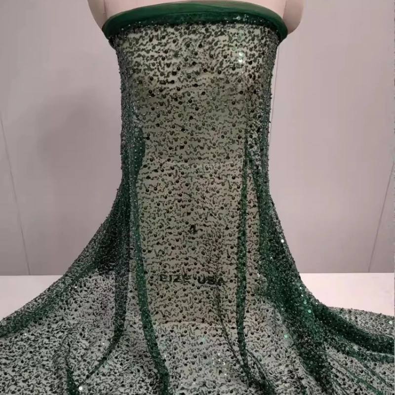 Sequin Embroidery Mesh Fabric for DIY Sewing Wedding Decoration Evening Dress Performance Costume Clothing Fashion Cloth
Sequin Embroidery Mesh Fabric for DIY Sewing Wedding Decoration Evening Dress Performance Costume Clothing Fashion Cloth