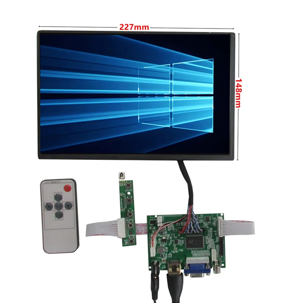 10.1 Inch 1280*800 IPS Screen Display LCD Monitor Driver Board Control HDMI-Compatible VGA Audio For Orange Raspberry Pi 1 2 3 4
10.1 Inch 1280*800 IPS Screen Display LCD Monitor Driver Board Control HDMI-Compatible VGA Audio For Orange Raspberry Pi 1 2 3 4