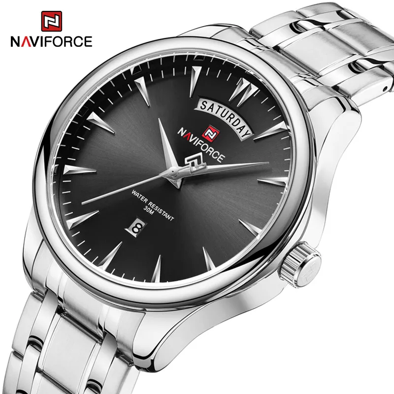 2023 Top Brand NAVIFORCE Design Sport Watches for Men Fashion Luminous Stainless Steel Male Quartz Clock Waterproof Reloj Hombre
2023 Top Brand NAVIFORCE Design Sport Watches for Men Fashion Luminous Stainless Steel Male Quartz Clock Waterproof Reloj Hombre