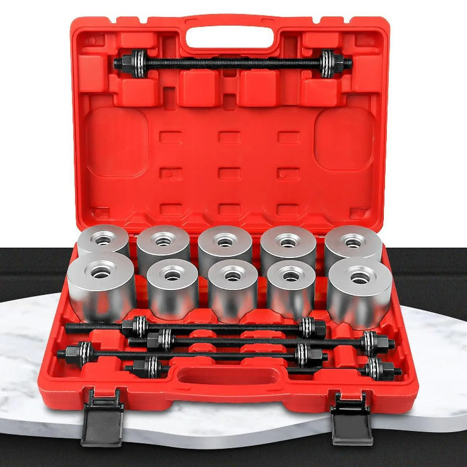 Универсальный набор инструментов для снятия подшипников: стальной съемник для автомобильных прессов и вытяжек
Универсальный набор инструментов для снятия подшипников: стальной съемник для автомобильных прессов и вытяжек