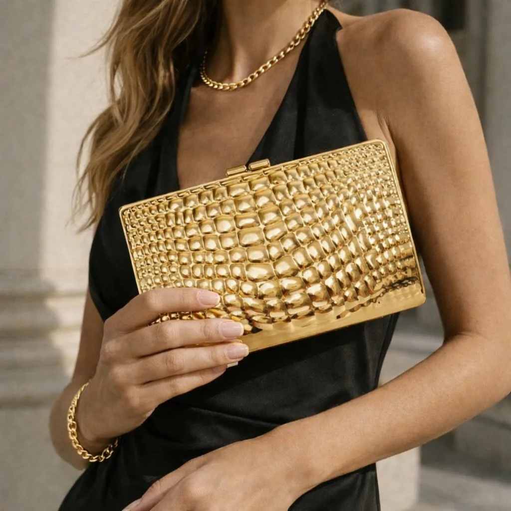 New iron box metal bag fashion personality celebrity dinner
New iron box metal bag fashion personality celebrity dinner