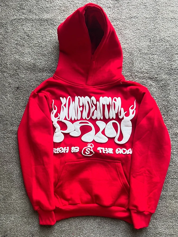 2024 Autumn/Winter American Hip Hop Alphabet Foam Hoodie y2k Harajuku Street Retro Casual Loose Hoodie
2024 Autumn/Winter American Hip Hop Alphabet Foam Hoodie y2k Harajuku Street Retro Casual Loose Hoodie