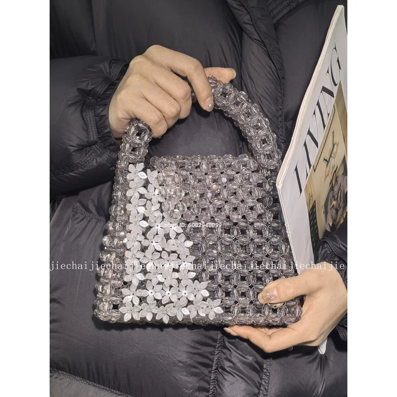 Beaded Flower Embellished Handbag Women's Summer High Value Embedded Pearl Heavy Work Handbag
Beaded Flower Embellished Handbag Women's Summer High Value Embedded Pearl Heavy Work Handbag
