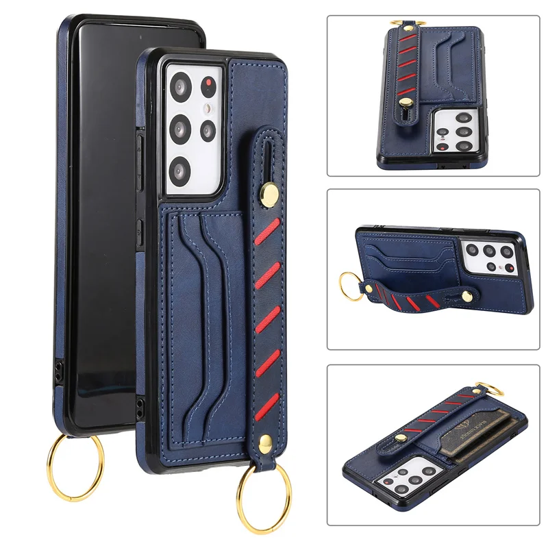 Luxury Leather Card Cover for Samsung Galaxy S21 20Ultra FE Plus Note 10 20Ultra Pro Shock-proof Wristband Phone Case
Luxury Leather Card Cover for Samsung Galaxy S21 20Ultra FE Plus Note 10 20Ultra Pro Shock-proof Wristband Phone Case