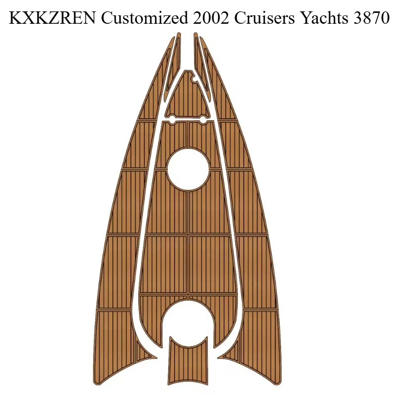 KXKZREN Customized 2002 Cruisers Yachts 3870 Foredeck Bow EVA Boat Flooring Pad Faux Teak Decking Sheet for Motorboats/yachts
KXKZREN Customized 2002 Cruisers Yachts 3870 Foredeck Bow EVA Boat Flooring Pad Faux Teak Decking Sheet for Motorboats/yachts