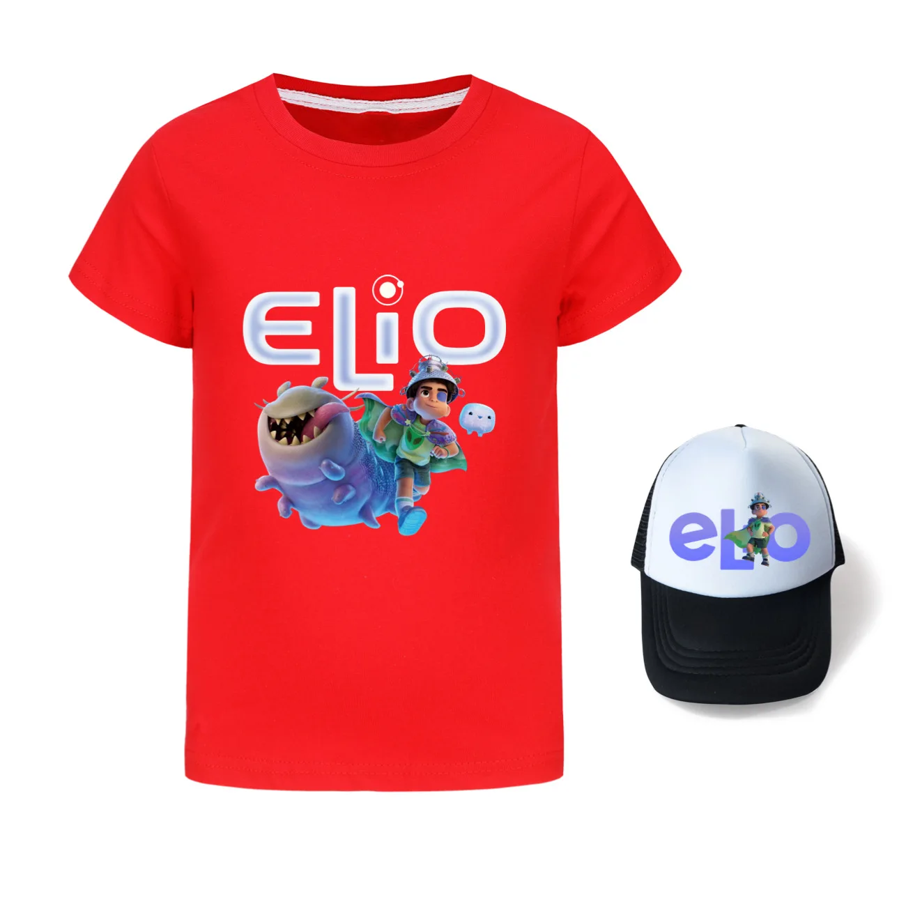 Elio Characters T Shirt Kids Pure Cotton T-Shirt Junior Boys Summer Short Sleeve Tops Baby Girls Cartoon Tshirt Sunhat 2pcs Sets
Elio Characters T Shirt Kids Pure Cotton T-Shirt Junior Boys Summer Short Sleeve Tops Baby Girls Cartoon Tshirt Sunhat 2pcs Sets