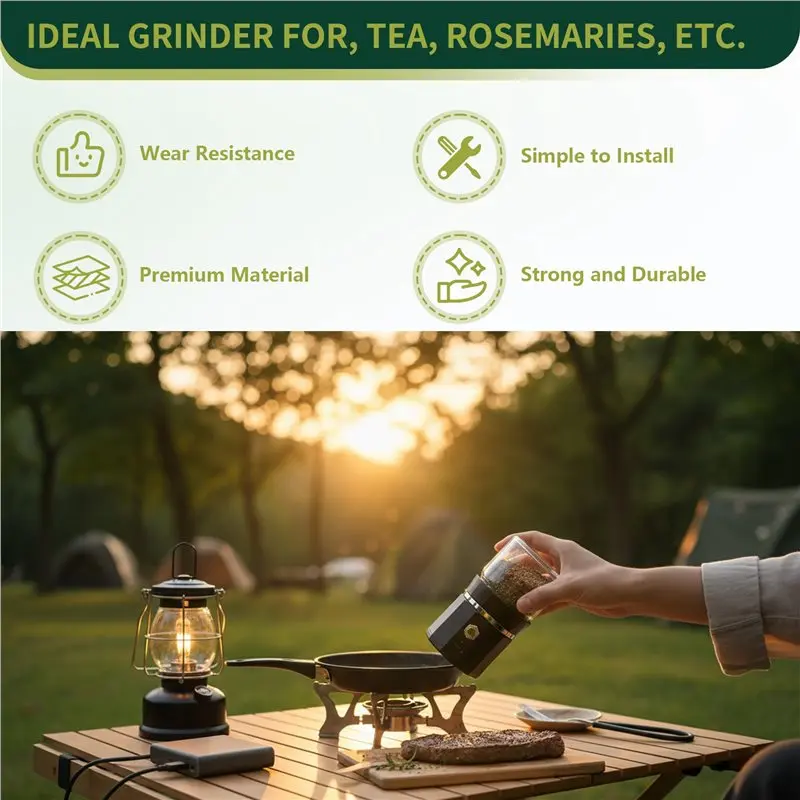 Mini Electric Grinder Portable Vanilla Grinder USB Rechargeable Mill With A Cleaning Brush For Tea Rosemary Top-Rated
Mini Electric Grinder Portable Vanilla Grinder USB Rechargeable Mill With A Cleaning Brush For Tea Rosemary Top-Rated