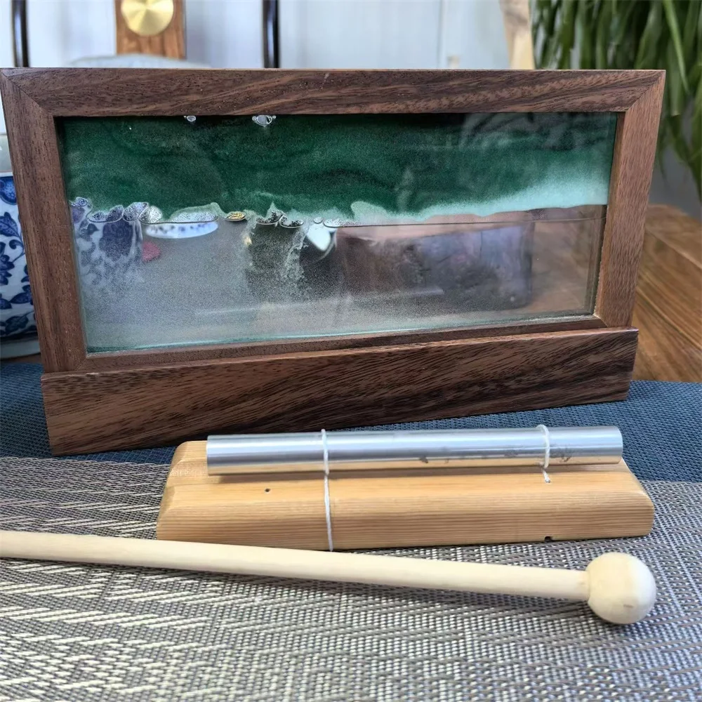 Energy Chime Single with Wooden Base Bell with Mallet for Yoga and Sound Healing Meditation Hand Chime Percussion Instrument
Energy Chime Single with Wooden Base Bell with Mallet for Yoga and Sound Healing Meditation Hand Chime Percussion Instrument