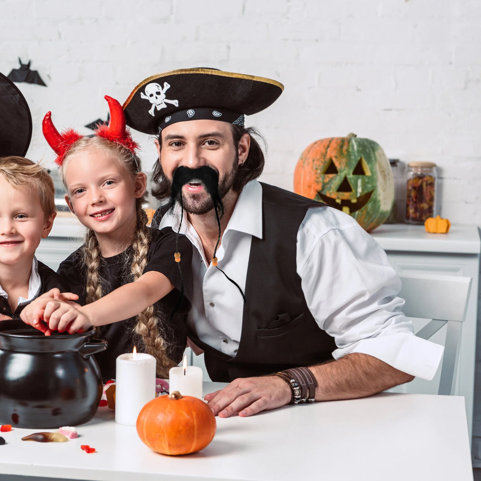 Black Pirate Beard for Men Realistic Fake Facial Hair for Costume Events Cosplay Theater Performances Halloween Dressing Up
Black Pirate Beard for Men Realistic Fake Facial Hair for Costume Events Cosplay Theater Performances Halloween Dressing Up