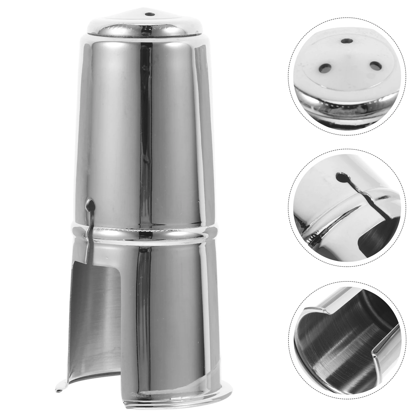 Clarinet Protective Cap Mouthpiece Cover Compatible Alto Saxophone Nickel plated Durable Musical Instrument Accessory High Grade
Clarinet Protective Cap Mouthpiece Cover Compatible Alto Saxophone Nickel plated Durable Musical Instrument Accessory High Grade