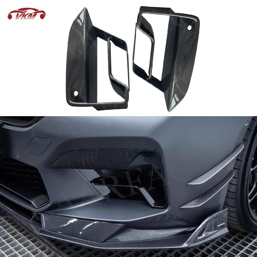 Dry Carbon Fiber Fog Lamp Air Vent Cover Trim Canard for BMW 5 Series F90 M5 LCI 2022+ FRP Front Bumper Lip Bodykits Accessories
Dry Carbon Fiber Fog Lamp Air Vent Cover Trim Canard for BMW 5 Series F90 M5 LCI 2022+ FRP Front Bumper Lip Bodykits Accessories