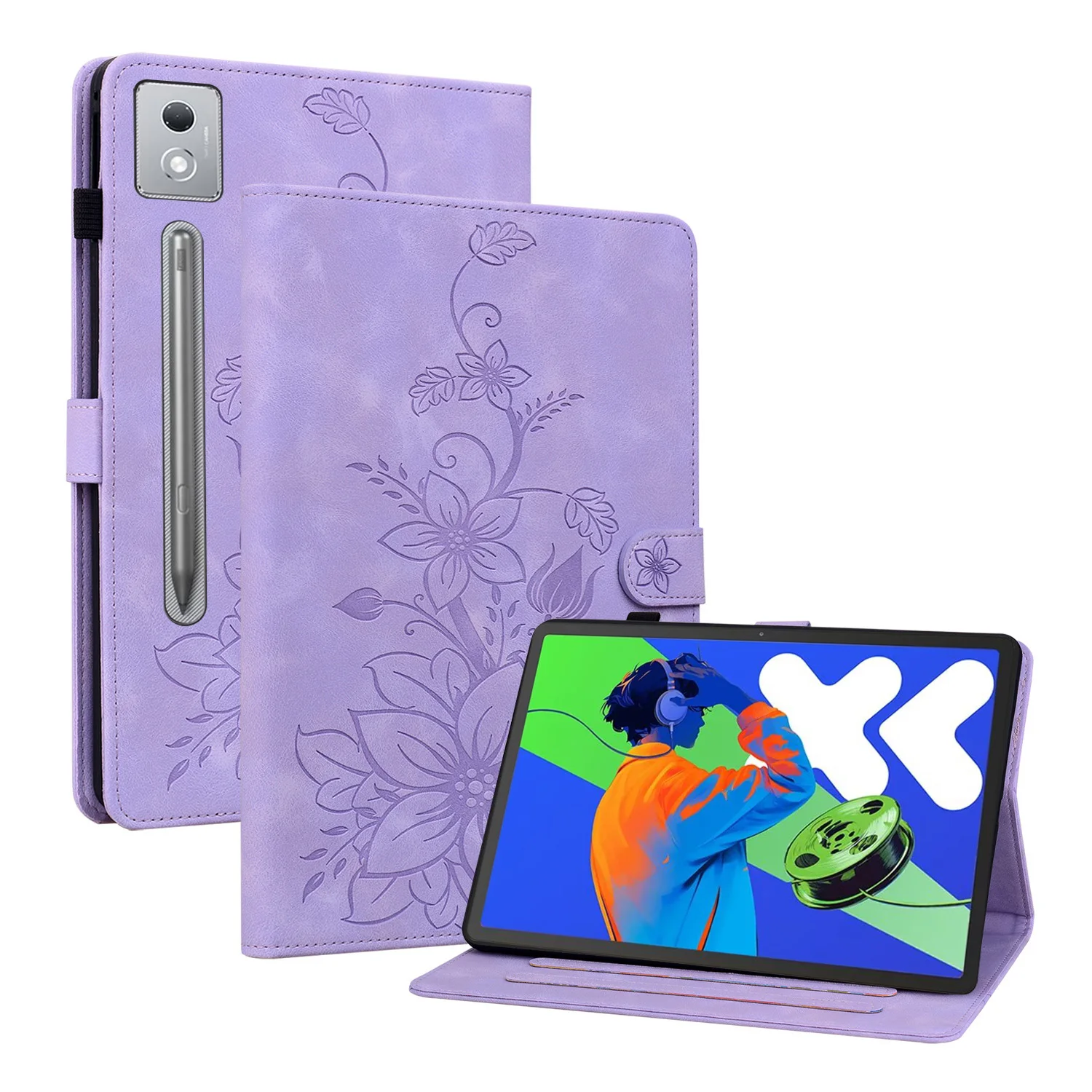 Emboss PU Leather Case for Lenovo Tab P12 Xiaoxin Pad Pro 2025 12.7" TB-373FU 375FC TPU Back Stand Cover Shockproof Card Slot
Emboss PU Leather Case for Lenovo Tab P12 Xiaoxin Pad Pro 2025 12.7" TB-373FU 375FC TPU Back Stand Cover Shockproof Card Slot