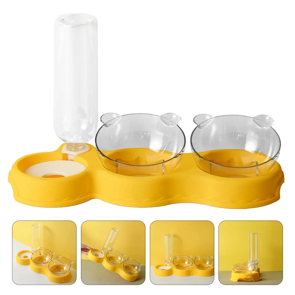 Cat Bowl 3-in-1 Automatic Water Dispenser Double Food Bowls 15 Tilted Platform Reduces Neck Stress Humanized Separation Design
Cat Bowl 3-in-1 Automatic Water Dispenser Double Food Bowls 15 Tilted Platform Reduces Neck Stress Humanized Separation Design