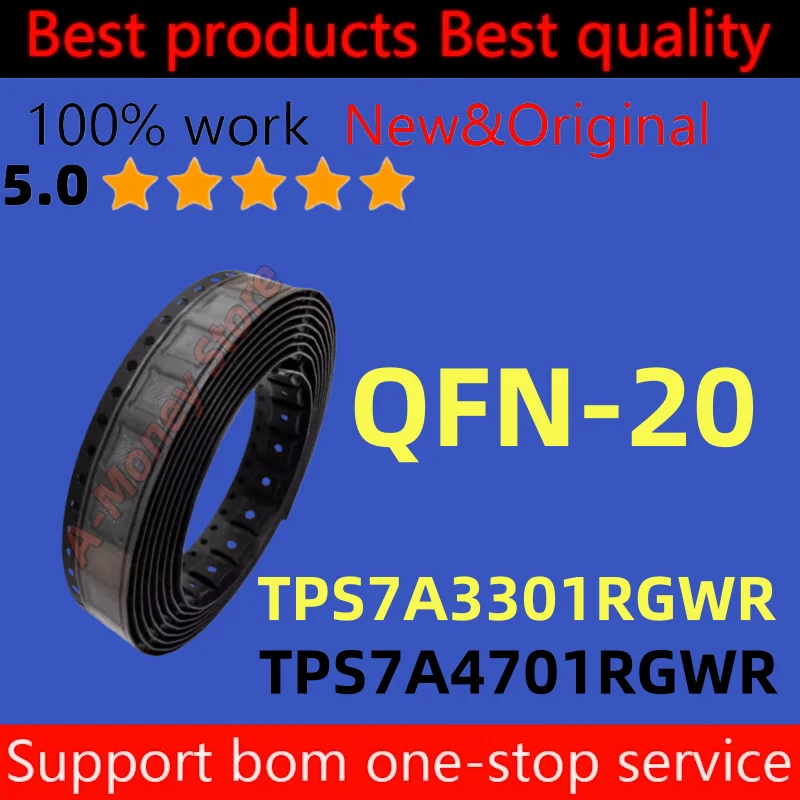 (2-5pcs)TPS7A4701RGWR TPS7A4701 7A4701 TPS7A3301RGWR TPS7A3301 PXQQ QFN-20
(2-5pcs)TPS7A4701RGWR TPS7A4701 7A4701 TPS7A3301RGWR TPS7A3301 PXQQ QFN-20