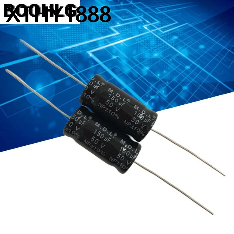 5PCS 150uf 50v horizontal axial NP non-polar audio electrolytic capacitor 50v 150uf 16X34mm
5PCS 150uf 50v horizontal axial NP non-polar audio electrolytic capacitor 50v 150uf 16X34mm