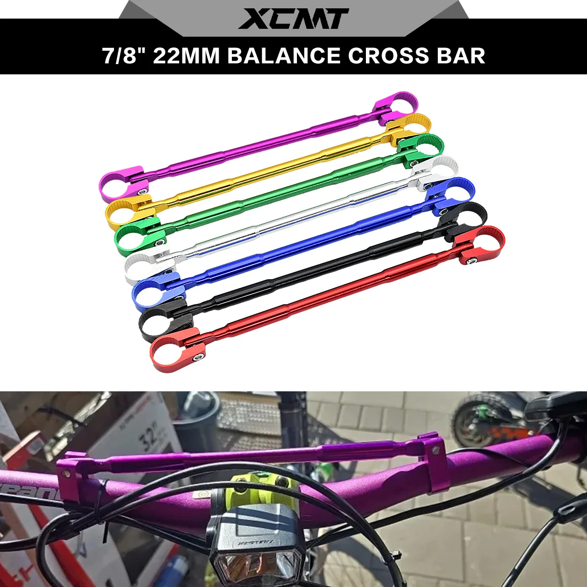 Motorcycle CNC Aluminum Handle Bar Cross Bar Steering Strength Lever Bar Balance Cross Bar Lever 7/8" 22mm Handlebar Universal
Motorcycle CNC Aluminum Handle Bar Cross Bar Steering Strength Lever Bar Balance Cross Bar Lever 7/8" 22mm Handlebar Universal