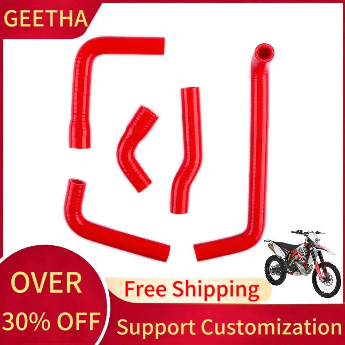 For 2007-2015 Gas Gas EC125 EC200 EC250 EC300 Motorcycle Silicone Radiator Coolant Tube Pipe Hose Kit
For 2007-2015 Gas Gas EC125 EC200 EC250 EC300 Motorcycle Silicone Radiator Coolant Tube Pipe Hose Kit