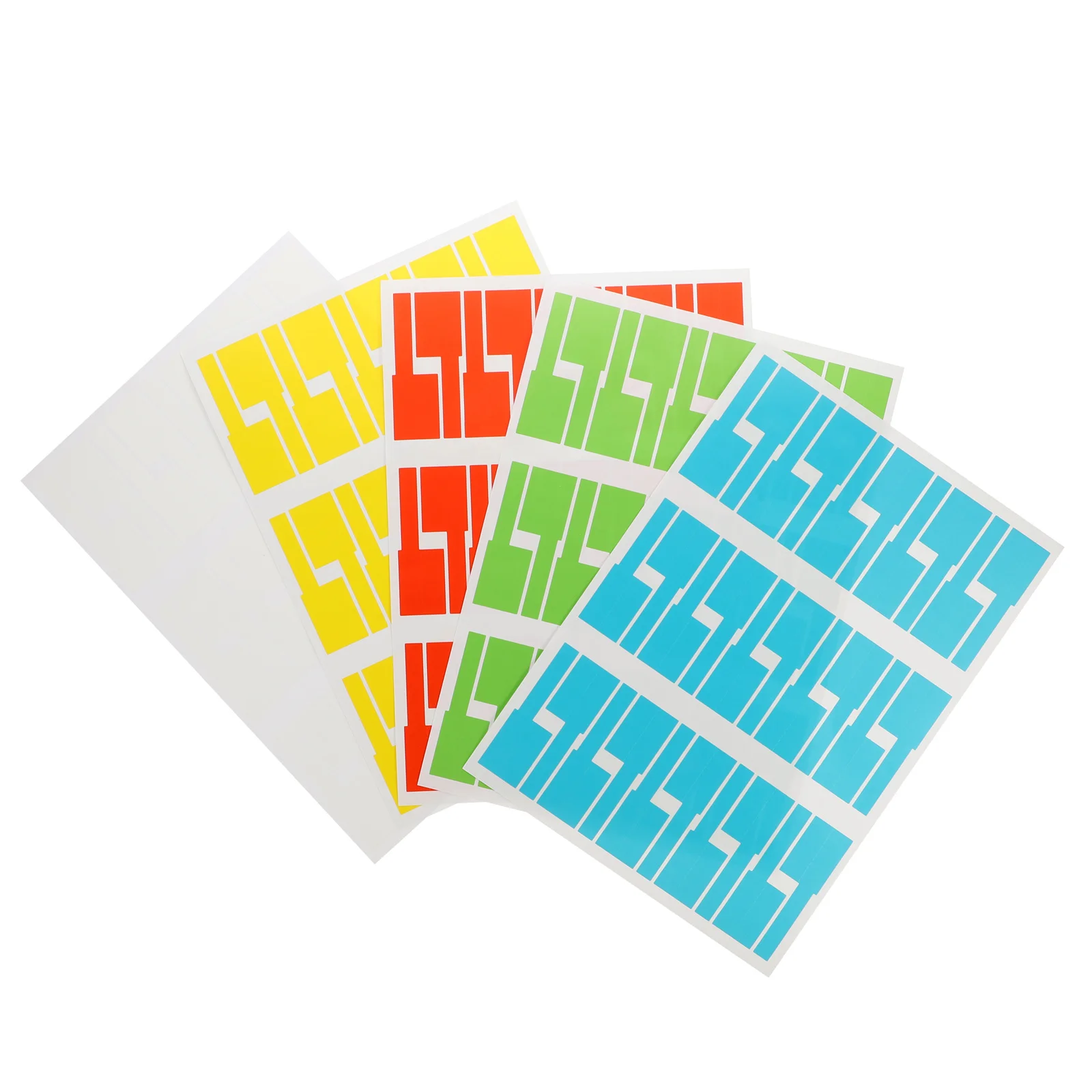 20 Sheets Network Cable Labels Stickers A4 Size Yellow White Red Blue Green Colors Waterproof Identification Markers
20 Sheets Network Cable Labels Stickers A4 Size Yellow White Red Blue Green Colors Waterproof Identification Markers