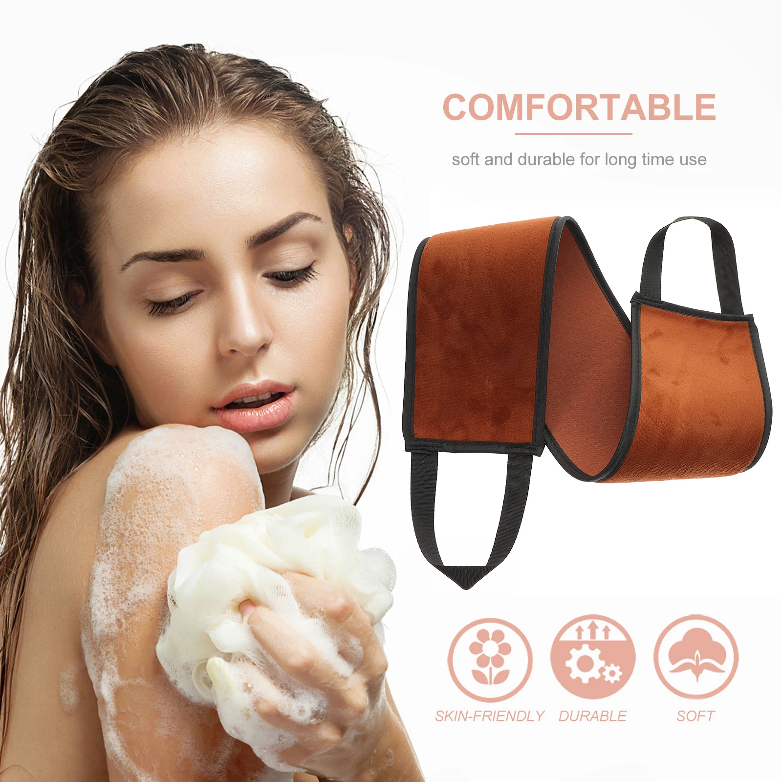 Bath Towel Strap Self Applicator Band Wash Scrubber Back Exfoliating Long Shower Towel Rubbing Strip Ultra Light
Bath Towel Strap Self Applicator Band Wash Scrubber Back Exfoliating Long Shower Towel Rubbing Strip Ultra Light