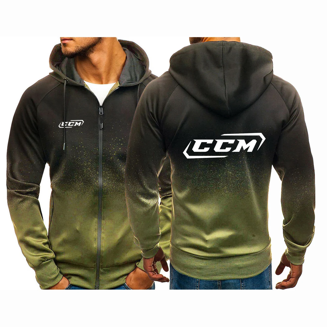 2025 Spring Autumn Fashion Zip Hooded Versatile Cotton Hoodies Man's CCM Print Personality Gradient Color Drawstring Jacket Coat
2025 Spring Autumn Fashion Zip Hooded Versatile Cotton Hoodies Man's CCM Print Personality Gradient Color Drawstring Jacket Coat