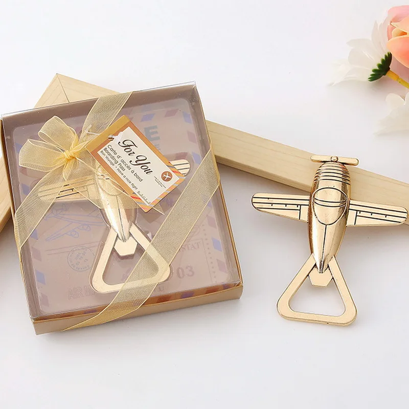 10PCS X Wholesales Gold Airplane Bottle Opener With Gift Box Packaging Destination Wedding Favors
10PCS X Wholesales Gold Airplane Bottle Opener With Gift Box Packaging Destination Wedding Favors