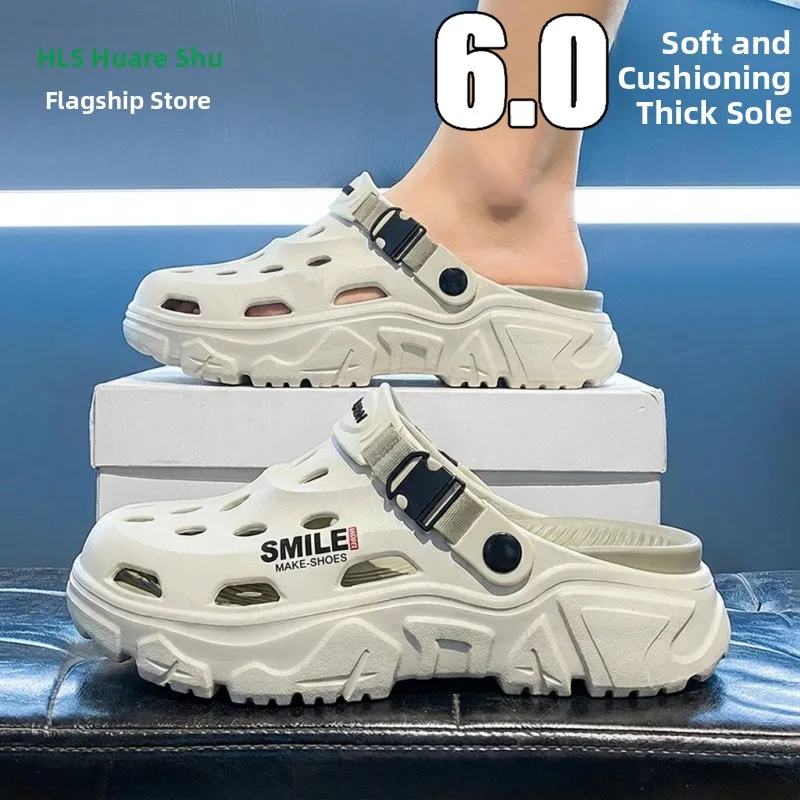 Men's Summer Outdoor Anti-slip Thick Bottom Increased Head Slippers Driving Large Size Sports Dual-purpose Beach Sandals
Men's Summer Outdoor Anti-slip Thick Bottom Increased Head Slippers Driving Large Size Sports Dual-purpose Beach Sandals