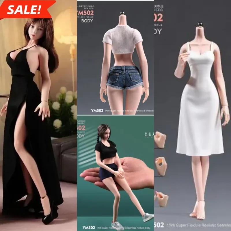 YM501/502/503/505 YM506 YM507 YM508 YM610 1/6 Scale Toys Pale/Normal/Suntan Female Seamless Body with Details 12'' Action Figure
YM501/502/503/505 YM506 YM507 YM508 YM610 1/6 Scale Toys Pale/Normal/Suntan Female Seamless Body with Details 12'' Action Figure