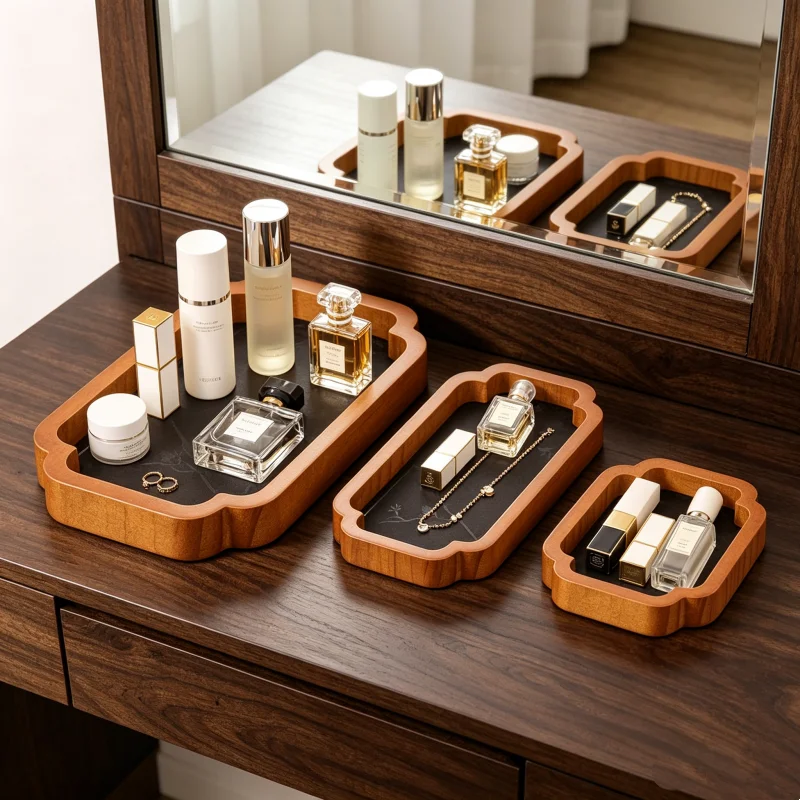 Natural Wood Jewelry Tray, Vintage Silk Storage for Bracelet Necklace & Pendant, Counter Showcase & Photo Prop
Natural Wood Jewelry Tray, Vintage Silk Storage for Bracelet Necklace & Pendant, Counter Showcase & Photo Prop