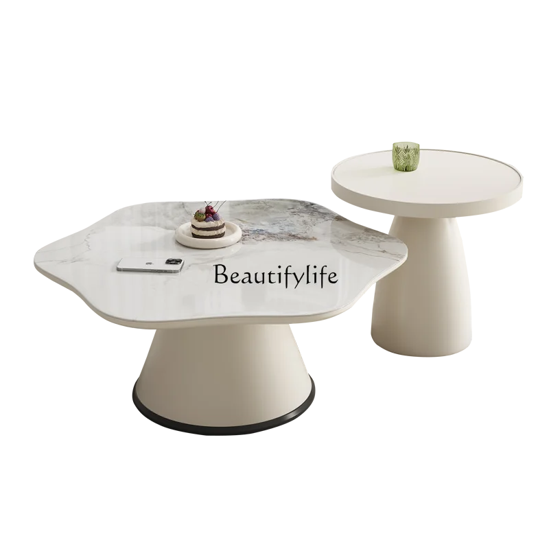 Cream wind petal rock slab lifting coffee table combination living room retractable coffee table
Cream wind petal rock slab lifting coffee table combination living room retractable coffee table