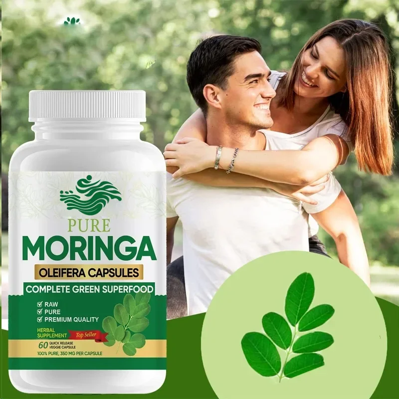 Moringa Capsules 3x High-efficiency Antioxidant 100% Pure Moringa Leaf Powder for Metabolism and Lactation Support
Moringa Capsules 3x High-efficiency Antioxidant 100% Pure Moringa Leaf Powder for Metabolism and Lactation Support