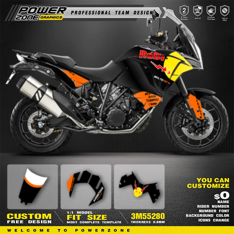 PowerZone Custom Graphics Backgrounds Decals for Stickers Kit For KTM ADV ADV S ADV R 1290 2017-2020 ADVENTURE SUPERMOTO 03
PowerZone Custom Graphics Backgrounds Decals for Stickers Kit For KTM ADV ADV S ADV R 1290 2017-2020 ADVENTURE SUPERMOTO 03