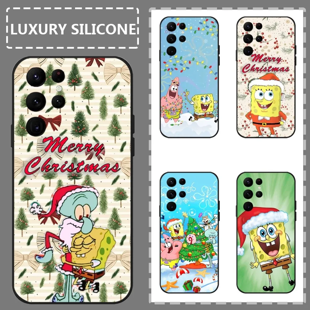 Christmas S-SpongeBobS Phone Case For Samsung Galaxy S24 Ultra S22 S23 Ultra S21 S20 5G Protective Silicone TPU Funda
Christmas S-SpongeBobS Phone Case For Samsung Galaxy S24 Ultra S22 S23 Ultra S21 S20 5G Protective Silicone TPU Funda