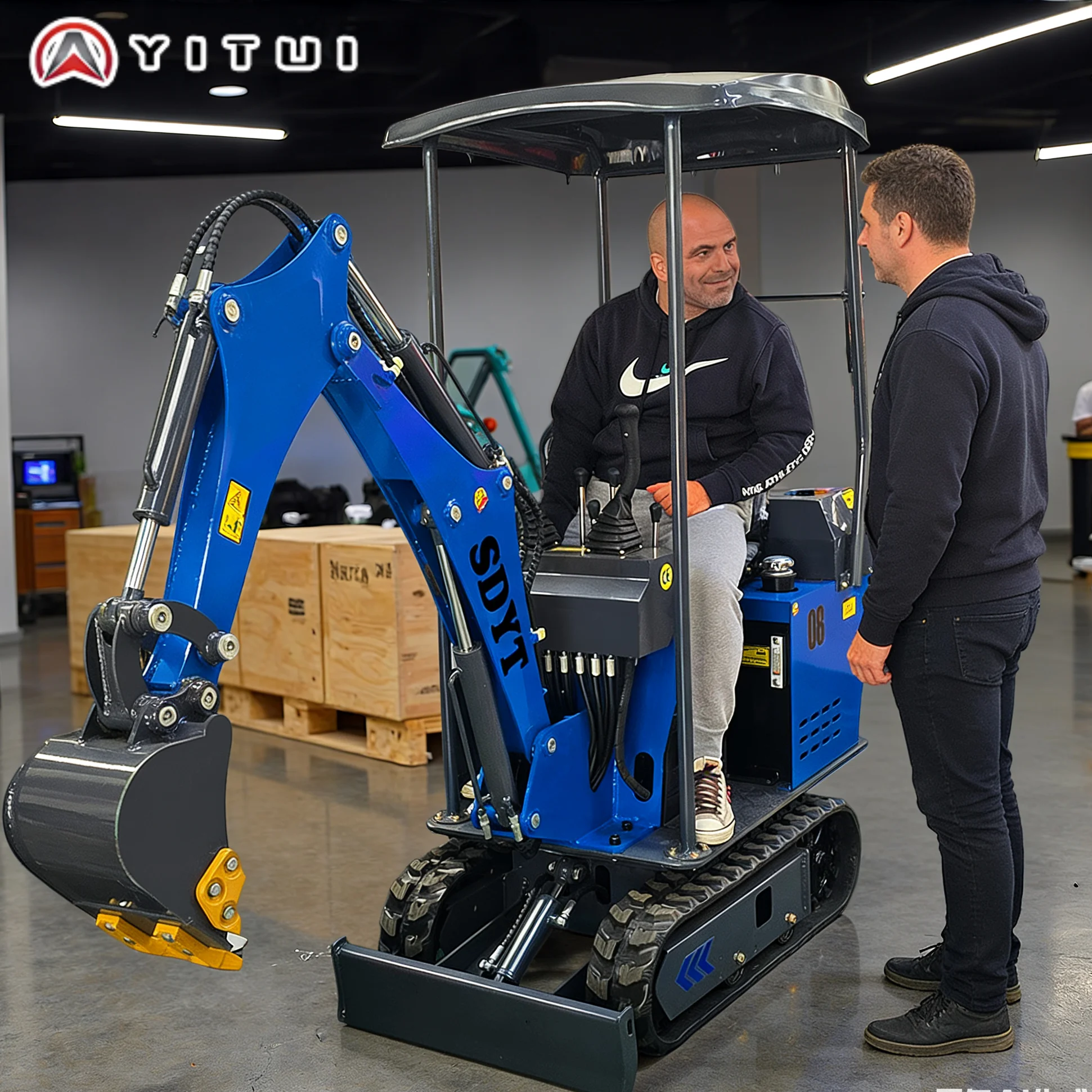 Portable Mini Excavator 0.8 Ton Micro Digger Multi Functional Hydraulic Small Excavator Loading Landscaping Tasks Customized
Portable Mini Excavator 0.8 Ton Micro Digger Multi Functional Hydraulic Small Excavator Loading Landscaping Tasks Customized
