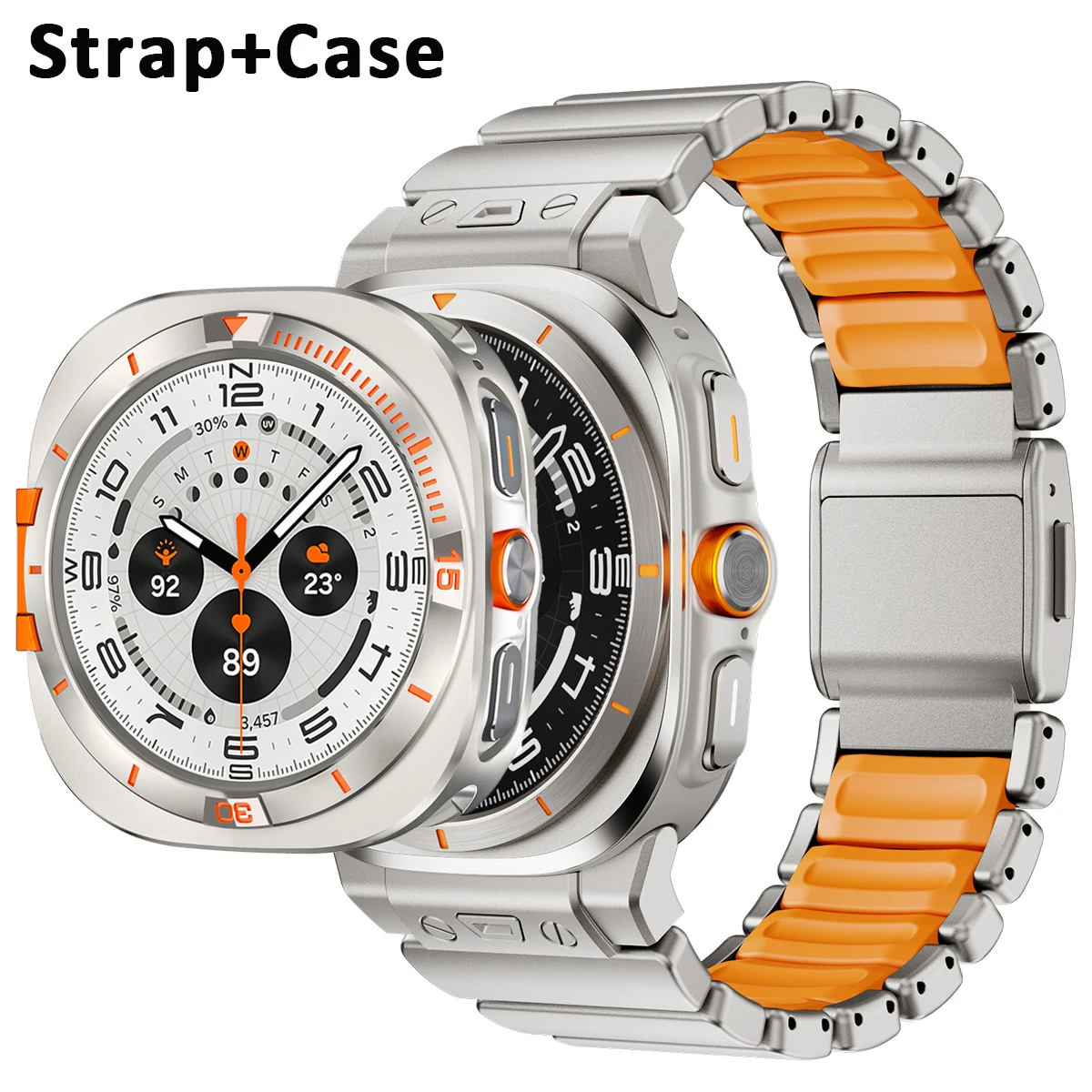 Metal Men Band+Case for Samsung Galaxy Watch Ultra 2025 47mm Magnetic Strap Alloy cover Bumper for Galaxy 7ULTRA 2024 Bracelet
Metal Men Band+Case for Samsung Galaxy Watch Ultra 2025 47mm Magnetic Strap Alloy cover Bumper for Galaxy 7ULTRA 2024 Bracelet