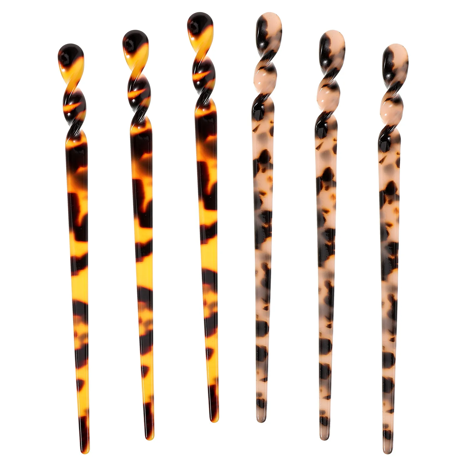 6 pcs Sticks Leopard Print Hair Chopsticks Bun Hairpins Acetic Acid Caramel Tortoise Decorative Accessories Women Long Hair
6 pcs Sticks Leopard Print Hair Chopsticks Bun Hairpins Acetic Acid Caramel Tortoise Decorative Accessories Women Long Hair
