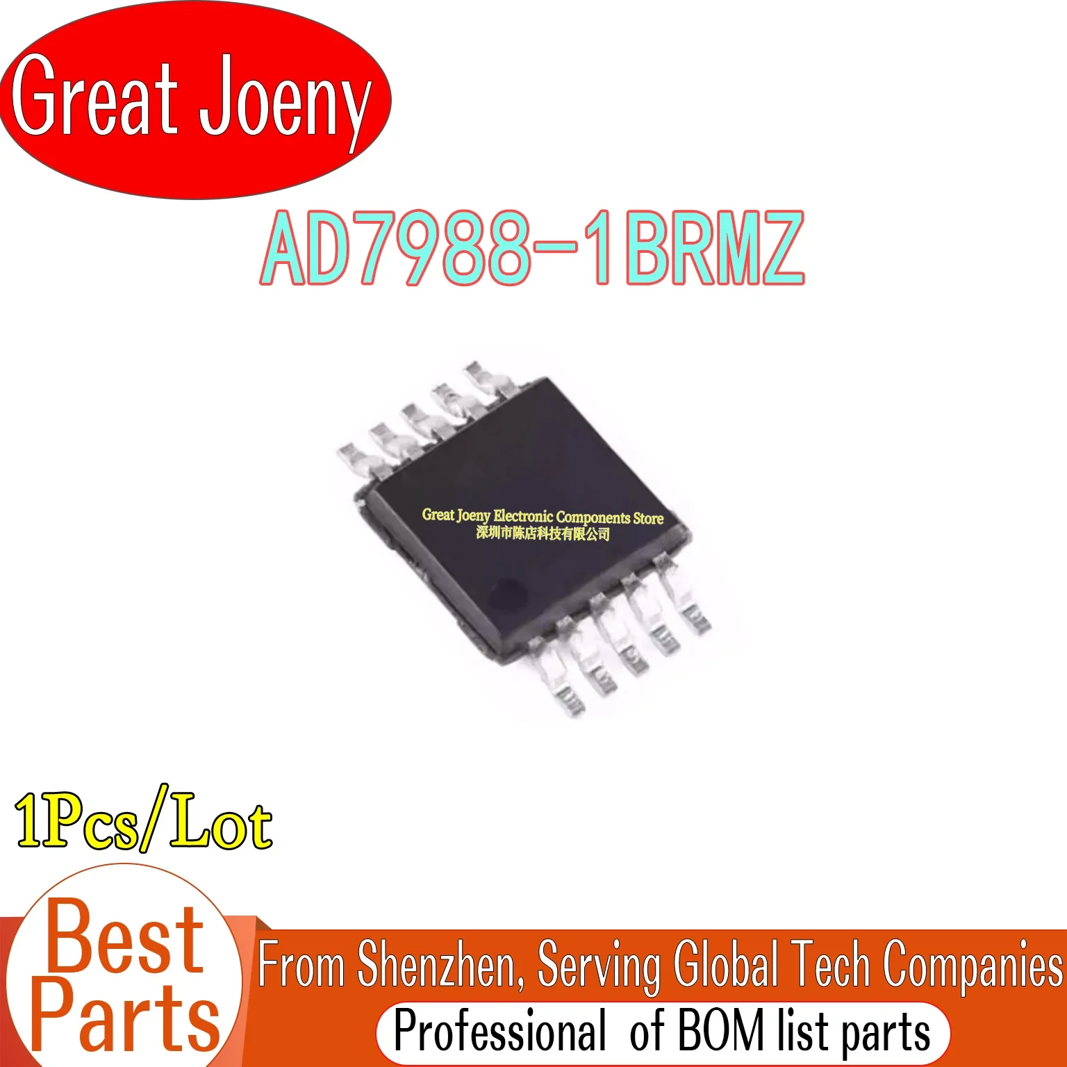 100% New Original C7E AD7988-1BRMZ AD7988 IC Chipset MSOP-10 Bulk Best Price
100% New Original C7E AD7988-1BRMZ AD7988 IC Chipset MSOP-10 Bulk Best Price