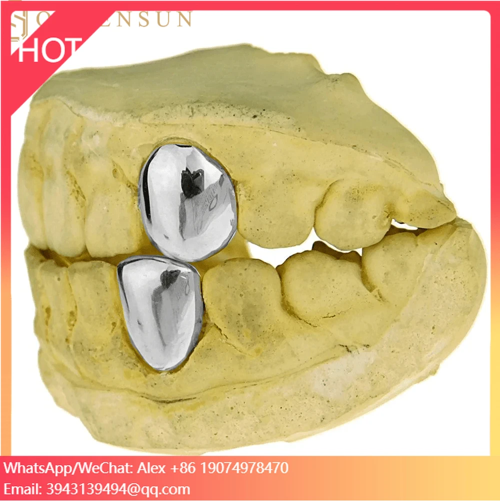 Queensun Luxury Real Solid 10K Gold Custom Single Canine Teeth Caps Bezel Setting 5G GRA Certified Grillz
Queensun Luxury Real Solid 10K Gold Custom Single Canine Teeth Caps Bezel Setting 5G GRA Certified Grillz